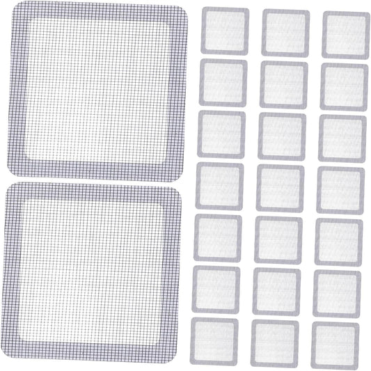 Window Screen Repair Patch Kit Adhesive Patch Pads for Holes Door Screen Mesh Tape