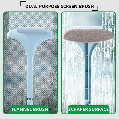 Multifunctional Screen Brush Household Tool Double-Sided Window Glass Cleaner Plastic Clean Screen Window Dust Cleaning Tool