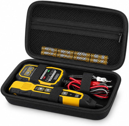 Case for Klein Tools VDV500-705/820/063 Wire Tracer Tone Generator,Bag Only | Probe Kit Continuity Tester Holder, for Ethernet / Telephone / Speaker / Coax / Cable Toner, for Electricians, Jet Black