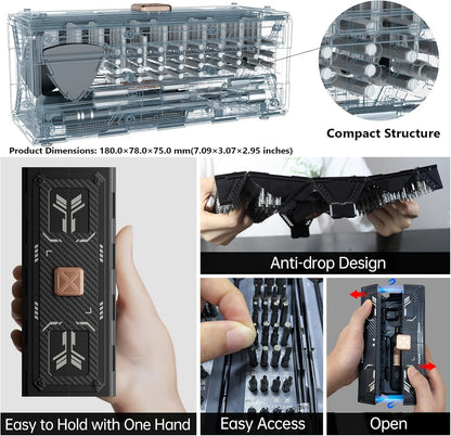 Precision Ratchet Screwdriver Set, JAKEMY 69 in 1 Household Screwdriver Home Repair Tool Kit, Disassemble Magnetic Rotating Ratchet Screwdriver Kit for Furniture/Car/Computer/Electronics Maintenance