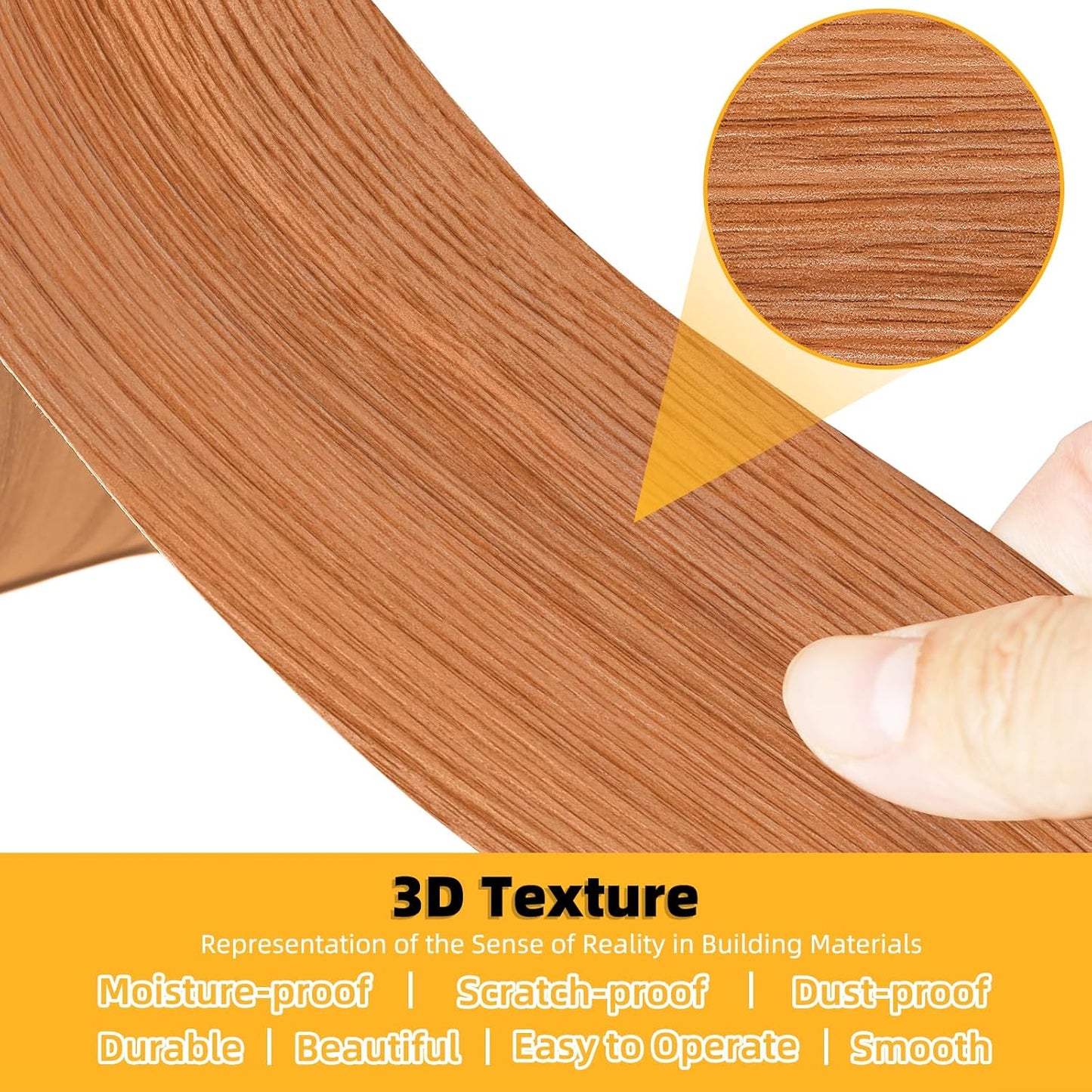 GSCIT Club Wood Grain Repair Tape, 2.4 inch X 15ft Self Adhesive Maple Grain Repair Patch for Tables, Chairs, Baseboards, Doors, Windows, Floors, Handicraft DIY. - Colors B
