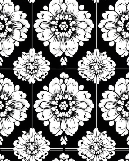 BOKEBEVE Leaves Contact Paper Floral Wallpaper Stick and Peel Boho Damask Wall Paper for Liner Drawer Cabinet Backsplash Renter Friendly Waterproof 17.5 x 118In