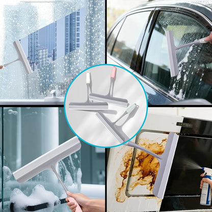 3PCS mini Squeegee Shower Squeegee Hanging Rubber Squeegee with Hook, Multipurpose Shower Squeegee for Glass Doors Window Squeegee (Regular Version)