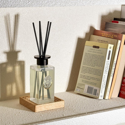 M&SENSE 6.3 oz Large Reed Diffuser Set | Lime+Basil Scent Oil Diffuser with Sticks | Hotel Collection Non-Toxic Home Fragrance |for Bedroom Bathroom Living Room - Colors A