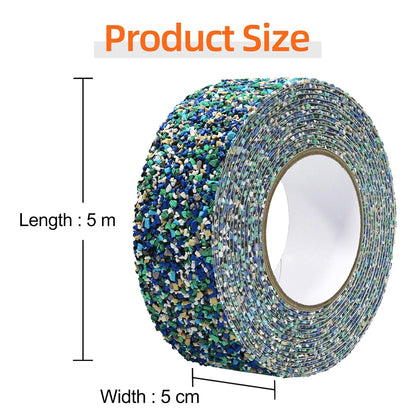 QILIMA Pool Anti Slip Tape Waterproof 4" x 15ft -Blue, Outdoor/Indoor Waterproof, Traction Stair Strips for Outdoor Steps, Non Skid Rubber Grip Tape for Trails, Bathroom, Shower