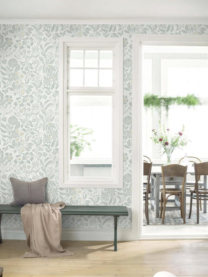 Heroad Peel and Stick Wallpaper Boho Beige Contact Paper Floral Wall Paper Removable Self Adhesive Wallpaper for Cabinet Bedroom Living Room Entryway Walls Bathroom Waterproof Vinyl Roll 17.3''x78.7''
