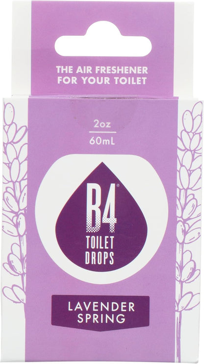 B4 Toilet Drops Toilet and Bathroom Deodorizer Drops, 3 Count, 2 Ounce Bottles (Variety Pack)
