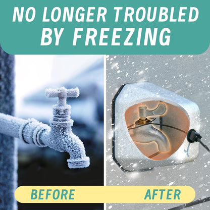 Outdoor Faucet Cover 3 Pack - Thickened Foam Insulated for Winter Freeze Protection, Reusable Hose Bib and Water Spigot Covers for Outside