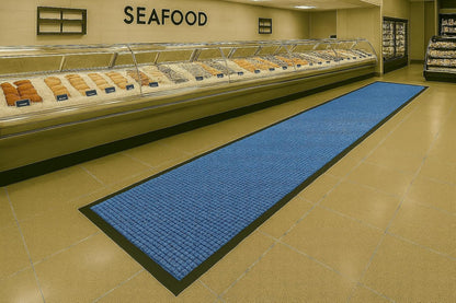 Guardian WaterGuard Indoor/Outdoor Wiper Scraper Floor Mat, Rubber/Nylon, 3'x4', Grey