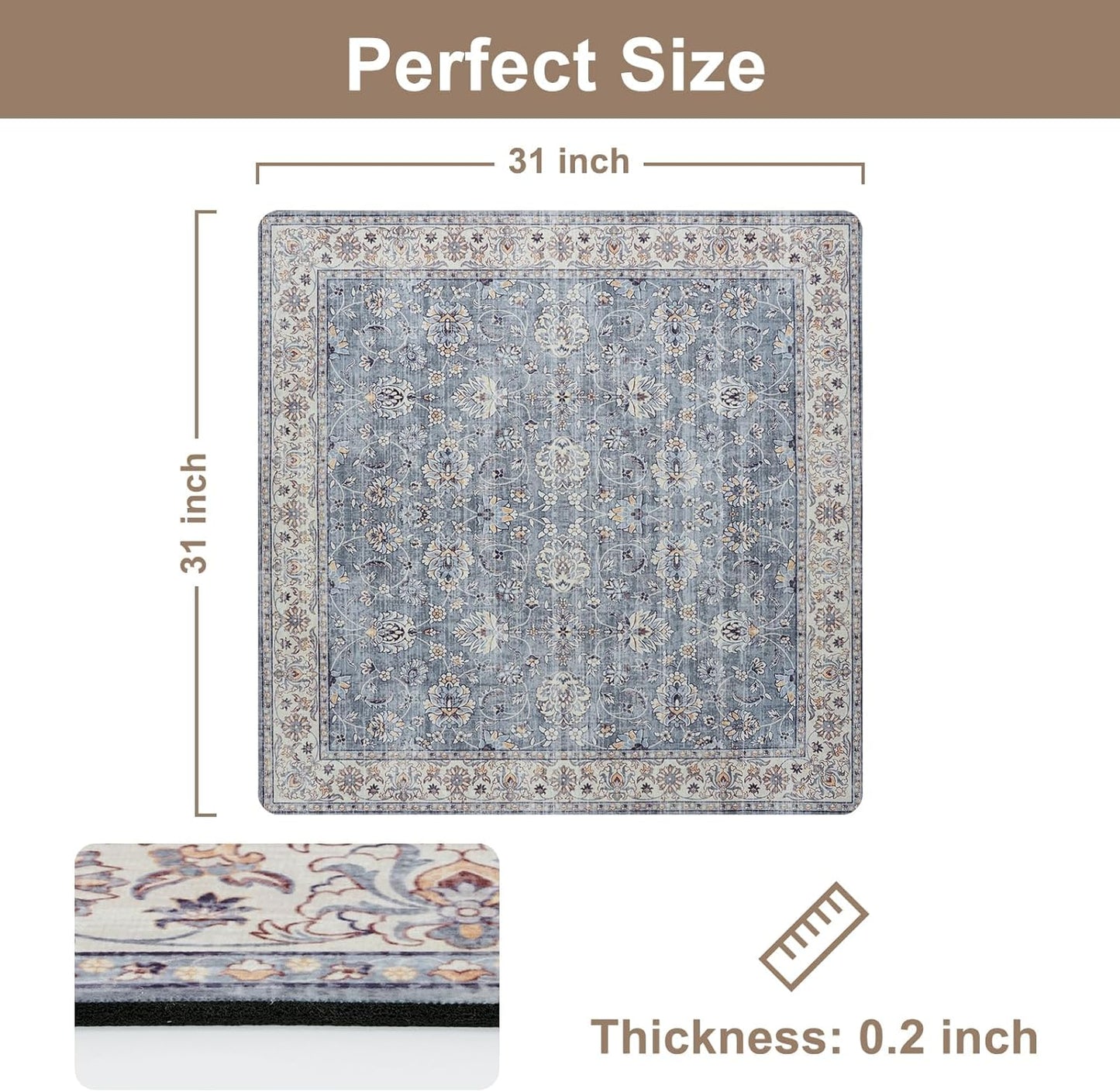 OJIA Extra Non-Slip Stair Treads for Wooden Steps 15PCS, 30"X8" Rubber Indoor Stair Runner Slip Resistant Stair Rugs Safety Mats for Dogs, Kids & Elders, Stairway Grip Step Treads, Gray