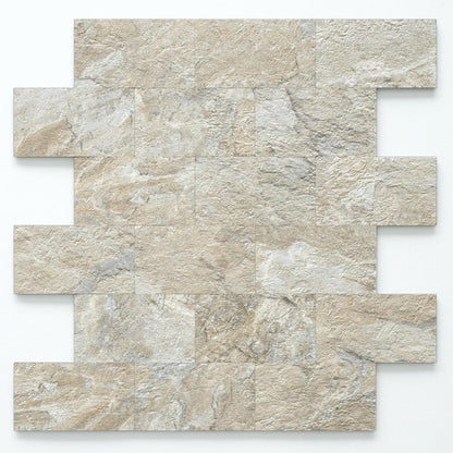 DICOFUN 10-Sheet Polished White Thick PVC Peel and Stick Backsplash, Ceramic Look Subway Tile White Kitchen Backsplash Peel and Stick Wall Tiles