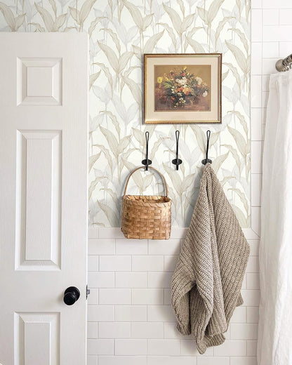 Heroad Boho Peel and Stick Wallpaper Beige Renter Friendly Wall Paper Peel and Stick Modern Contact Paper Neutral Geometric Wallpaper for Bedroom Bathroom Cabinets Decor Vinyl Waterproof 17.3"x78.7"