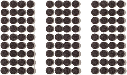 Furnigear Felt Furniture Pads for Hardwood Floors - Self Adhesive Chair Felt Pads, Floor Protector for Furniture Feet, Furniture Sliders Moving Your Furniture Smoothly - Anti Scratch 96 Pcs 3/4" Round