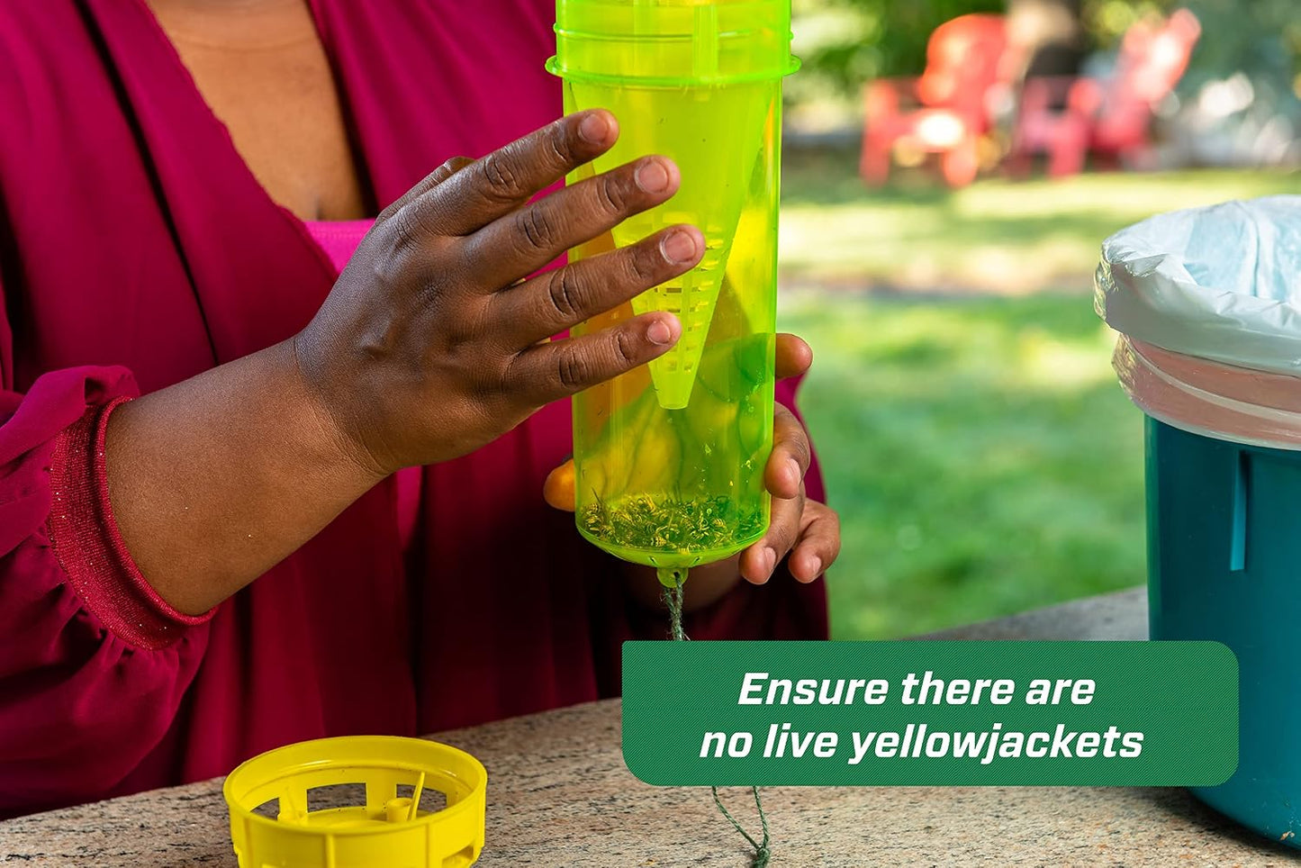 RESCUE! Yellowjacket Attractant Reusable Yellowjacket Traps – 4 Week Supply | insect-repellants