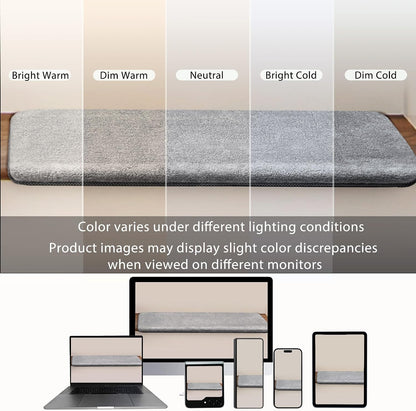 PURE ERA Carpet Stair Treads Ultra Plush 9.5" X 30"Soft Bullnose Indoor Stair Protectors Pet-Friendly Non-Slip Skid Resistant Tape Free Washable Reusable(2 Pieces,Brown)