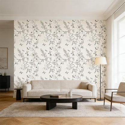 Peel and Stick Wallpaper Removable Self-Adhesive, Renter Friendly Waterproof Vinyl Contact Paper, Boho Self Stick Wall Paper for Bedroom Bathroom Cabinet Furniture Makeover, 17.5" x 118"
