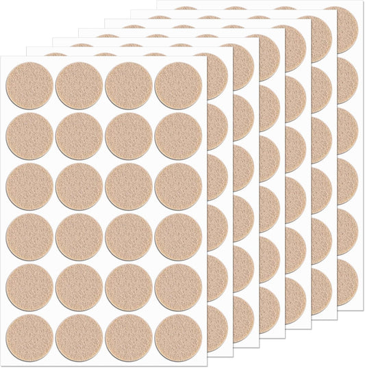 288 Pcs Self Adhesive Felt Furniture Pads 3/4", Felt Pads for Coasters Bottom Dots Felts Floor Protectors for Furniture Thick Cabinet Door Bumpers for Chair Legs Felts Pad Small for Hardwood Floors