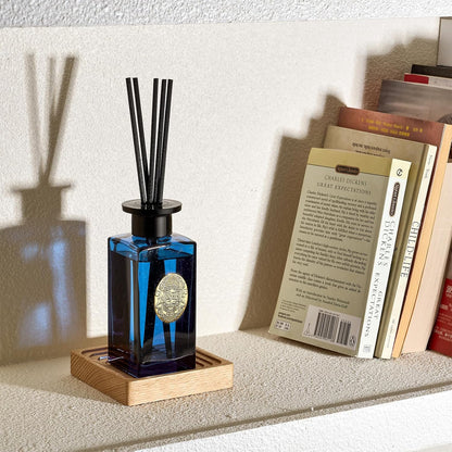 M&SENSE 6.3 oz Large Reed Diffuser Set | Lime+Basil Scent Oil Diffuser with Sticks | Hotel Collection Non-Toxic Home Fragrance |for Bedroom Bathroom Living Room - Colors B