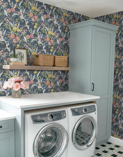 Dimoon 17.3" X 78.7" Peel and Stick Wallpaper Floral Contact Paper Boho Beige White Renter Friendly Natural Wall Paper Waterproof Removable Self Adhesive Wallpaper for Bedroom Livingroom Vinyl Roll
