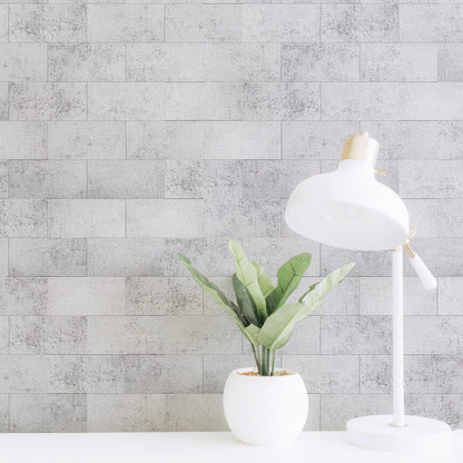 Art3d 102-Piece Peel and Stick Wall Tile for Kitchen Backsplash, Bathroom, Fireplace, 3in. × 6in. Stick on Subway Tile, Glossy White