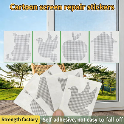 TPU Tent Repair Patches, Mesh Screen Repair Stickers, Practical Repair Kits | Self-Adhesive, Quick & Easy to Use, Ideal for Repairing Tents, Raincoats, Inflatables, Mosquito Nets & Window Screens