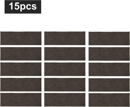 COSY HOMEER Edging Stair Treads Non-Slip Carpet Mat 28inX9in Indoor Stair Runners for Wooden Steps, Edging Stair Rugs for Kids and Dogs, 100% Polyester TPE Backing(4pc, Beige)