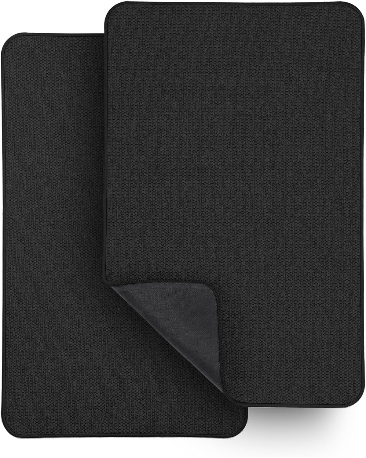 Bath Mat,Ultra Thin Bathroom Rugs,Rubber Bath Mats for Bathroom,No Slip Bath Rugs,Quick Dry,Machine Washable,Low Pile,Absorbent,Shower Outside,Sink,Home Decor Accessories.Grey,1'5"x2'3"(17x27Inch)
