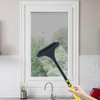 Glass Shine Brush - Window Screen Cleaner, Mirror Scrubbing Tool, Function Cleaner, Compact Dust Remover | 2 in 1 Cleaning Accessory, Perfect for Bedroom Bathroom Kitchen Household Use