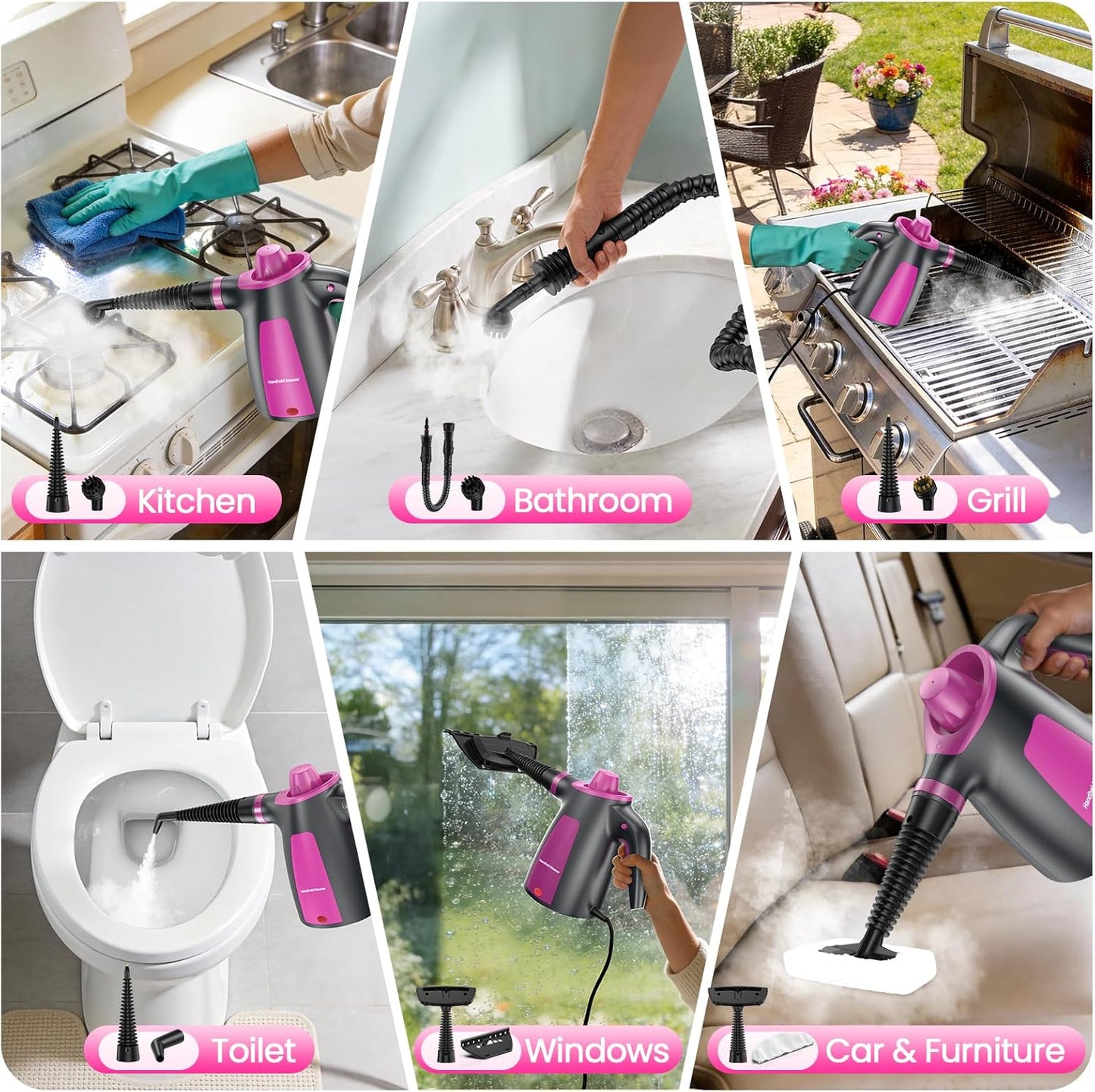 Electric Scrubber, Steam Cleaner