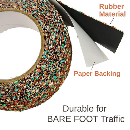 CHUANGSEED Anti-Slip Tape 2" x15ft - Waterproof Blue Safety Grip Tape for Stairs, Pool, Bathroom, Outdoor Steps - Heavy Duty Non-Slip Traction Strip