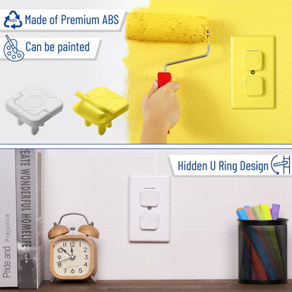 Bates Outlet Covers - Baby Proofing, 10 Pack, 3 Prongs, Child Proof