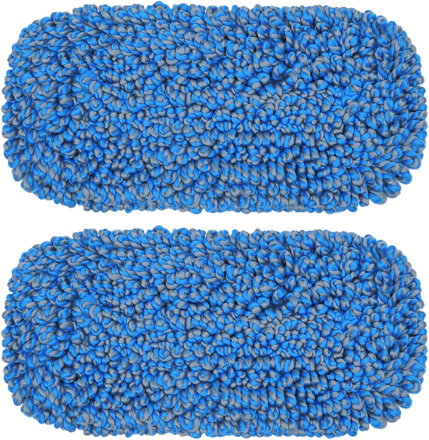 TrueYee 2 Pack Microfiber Mop Replacement Pad for Dry Dusting Wet Mopping (Dust Mop ASIN:B0CM8Z8Y2P)