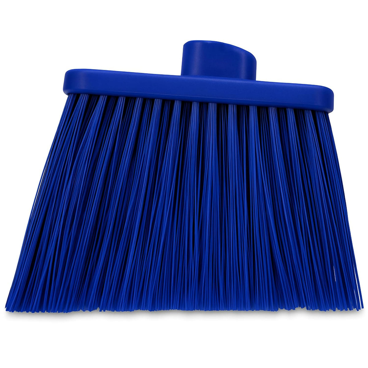 SPARTA Plastic Broom Head, Angled, Un-Flagged for Large Debris Indoor, Outdoor, Home, Restaurant, Lobby, Office, 12 Inches, Green
