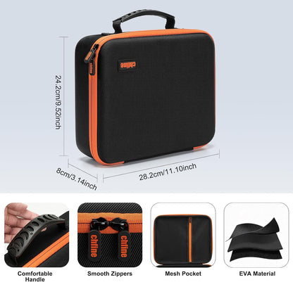 Battery Storage Organiser Case, Battery Storage Box Holds 126+ Batteries Various Sizes AA AAA C D 9V LR44 CR2032 with BT168 Tester, Portable Batteries Storage Box for Home, Travel(Not Included)