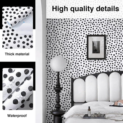 Dimoon 17.3" X 78.7" Peel and Stick Wallpaper Floral Contact Paper Boho Beige White Renter Friendly Natural Wall Paper Waterproof Removable Self Adhesive Wallpaper for Bedroom Livingroom Vinyl Roll