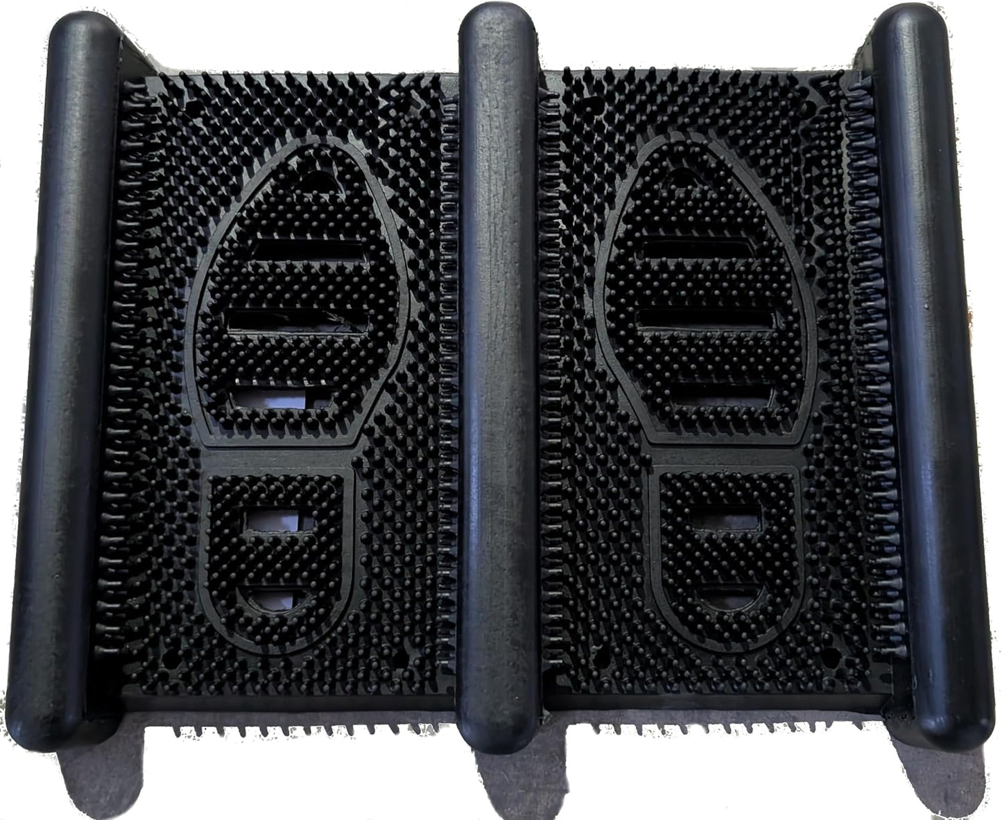HomeRoots 13" X 16" Black Outdoor Rubber Boot Scraper