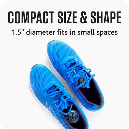Sneaker Balls Odor-Fighting Shoe Fresheners, Eliminates Unpleasant Smells, Perfect For Sneakers, Gym Bags, Gear Bags, Drawers, Lockers, And More!, Basketball, 2 Pack