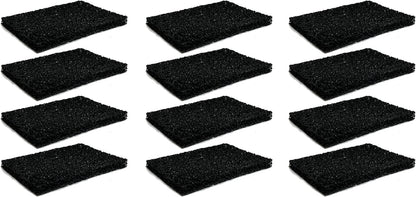 Nispira Activated Charcoal Odor Filter Refills Deodorizers Compatible with Simplehuman Filter Case Trash Cans, 4 Packs