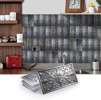 VICCI 32Pcs Tile Decals - Peel and Stick Kitchen Backsplash - Decorative Wall Tiles Stickers 8" x 4" Self-Adhesive Waterproof Removable for Bathroom Cabinets Home DIY Projects Decor