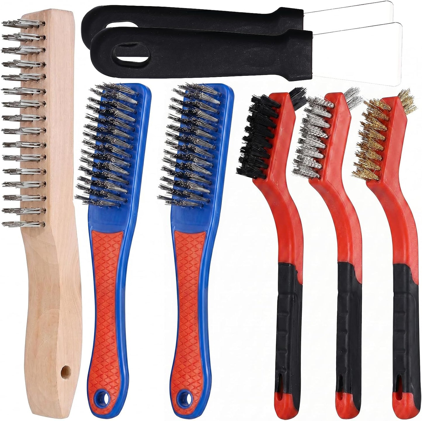 13PCS Window Sill Cleaner Tools - Deep Clean Crevice Cleaning Brush for Window/Door Tracks, Sill, Tile Lines, Kitchen Gunk, Bathroom Counters