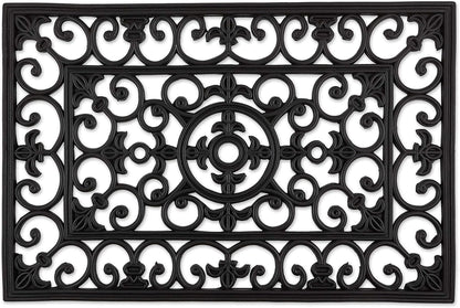 DII Rubber Doormats Collection All Weather, 18x30, Lattice