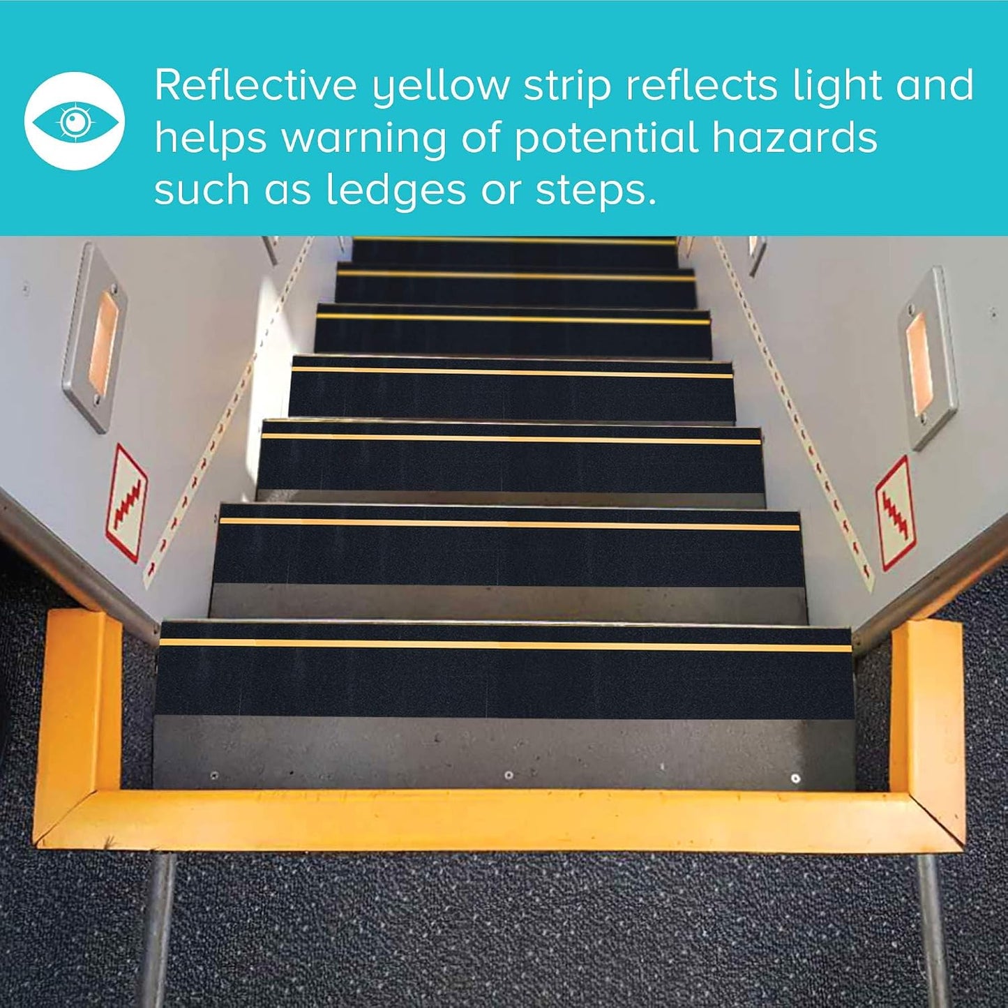Lifegrip Anti Slip Tape, 4 Inch x 15 Foot Non-Slip Traction Grip Tape for Stairs, Waterproof Stair Treads Grip Non Slip, Non Skid Tape for Steps, Outdoor Black Grip Tape (4" X 15')