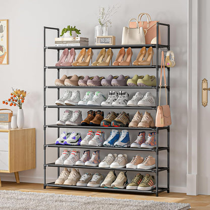 OYREL 5 Tier Shoe Organizer Rack for Closet, Entryway, Garage, Door, Space Saving, Shoe Holder Stand/Tower, Large, 20-25 Capacity