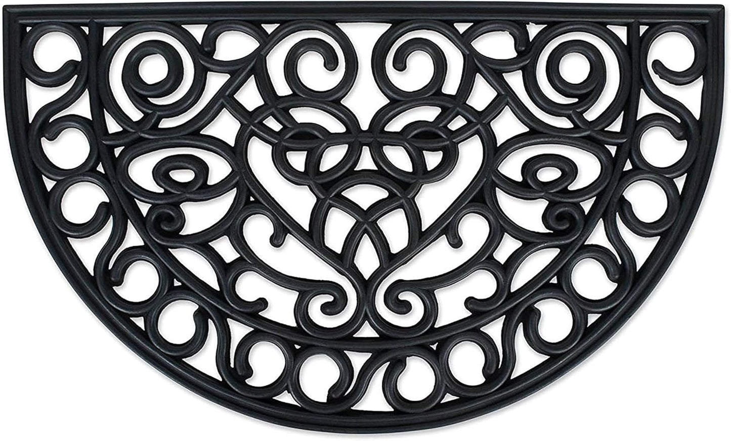 DII Rubber Doormats Collection All Weather, 18x30, Lattice