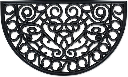 DII Rubber Doormats Collection All Weather, 18x30, Lattice