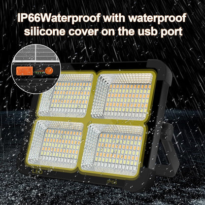 Portable LED Work Solar Light 100W 16500mAh 10000 LM with Stepless Brightness Job Site Battery Rechargeable LED Floor Light for Emergency Worklight for Hurricane