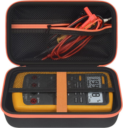 Comecase Hard Carrying Case for Fluke 87-V/ 88V/ 15B+/ 17B+ and More Digital Multimeter, Protective Travel Storage Bag - Black