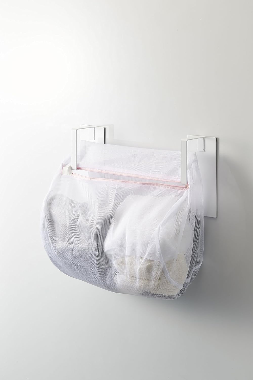 Yamazaki 3623 Magnetic Laundry Hanger Storage Rack, White, Approx. W 2.4 x D 3.3 x H 18.1 inches (6 x 8.5 x 46 cm), Tower, Washing Machine Side, Laundry Hook, Included
