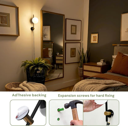 L LOHAS LED Night Light with Motion Sensor & Dusk to Dawn Sensor, Night Lights Plug into Wall with 30-100lm Adjustable Brightness, Motion Activated Night Light, 3000K Soft White, 2 Pack