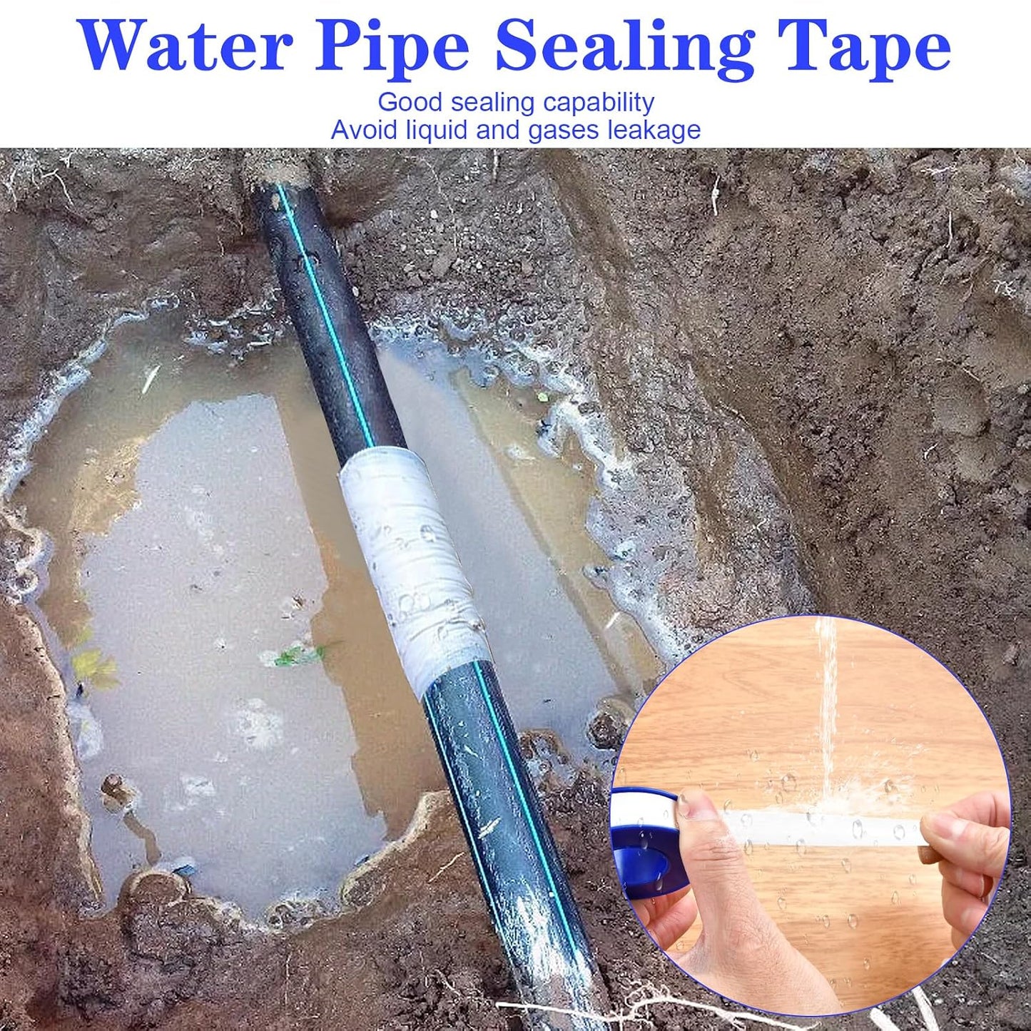 100 Rolls Teflon Tape,1/2 x 520 in Plumbers Tapes, PTFE Tape Waterproof Sealant Pipe Tape for Shower Head,Pipe Reparing,Thread Tape,White